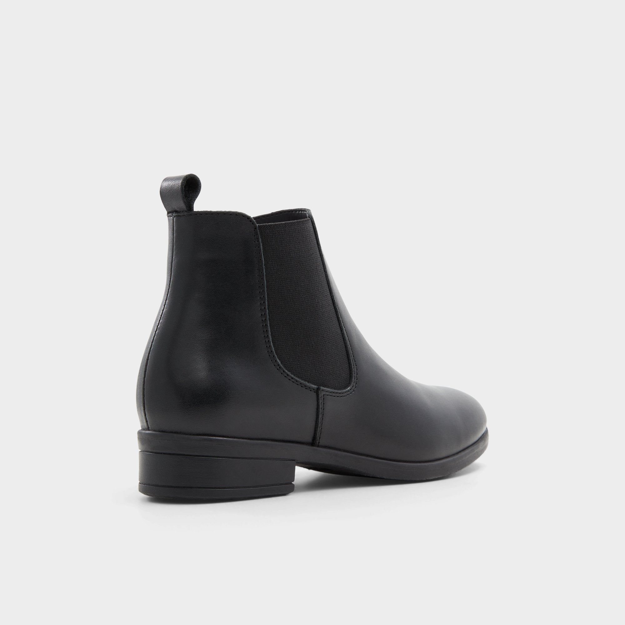 ALDO Wicoenia bottines chelsea cuir noir cranté