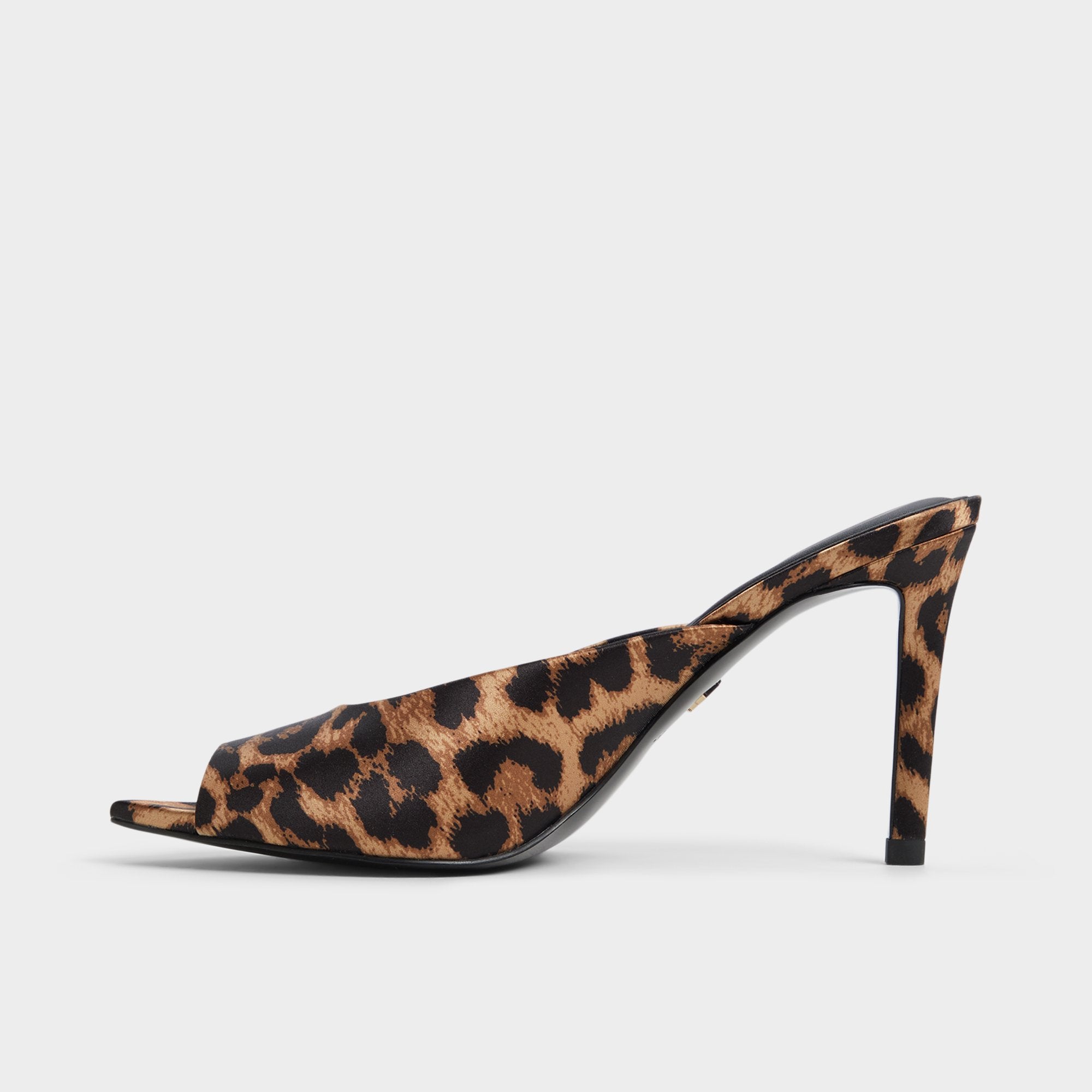 ALDO Elenara mules léopard satin talon aiguille