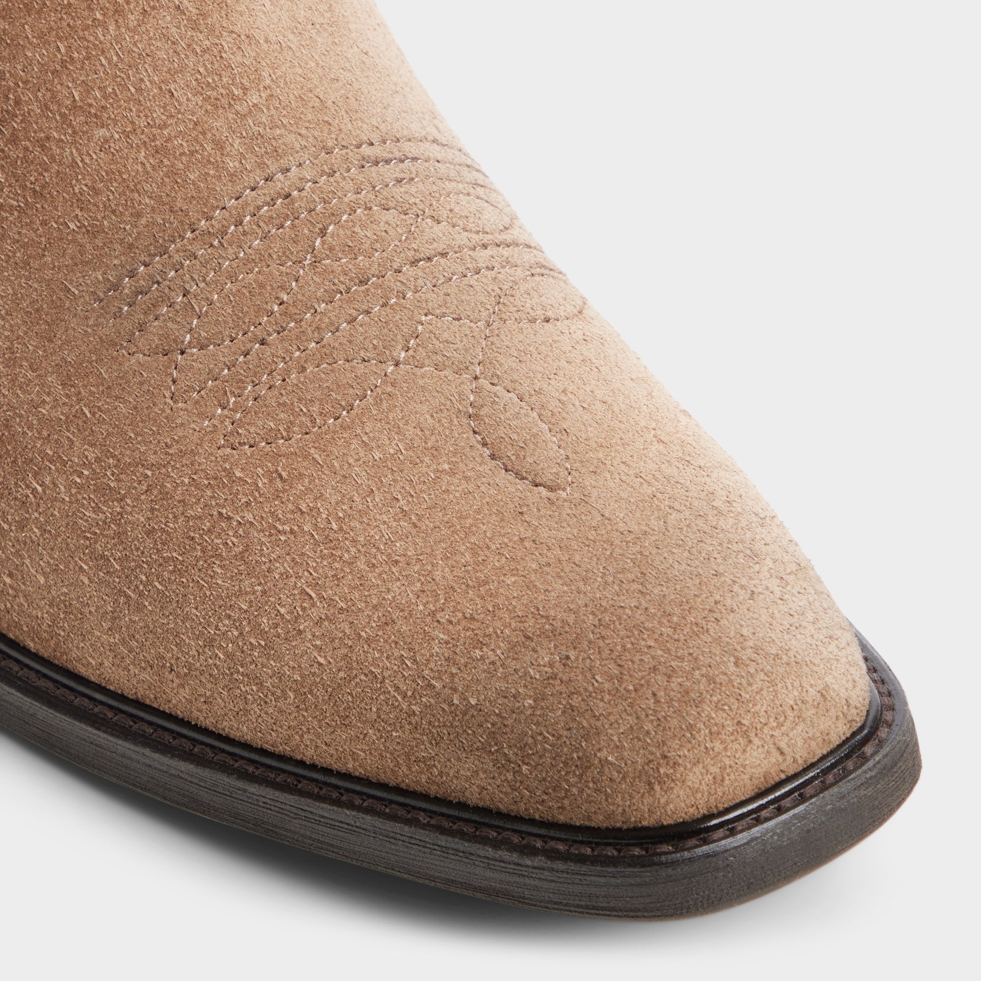 Aldo Wally bottines western suède beige