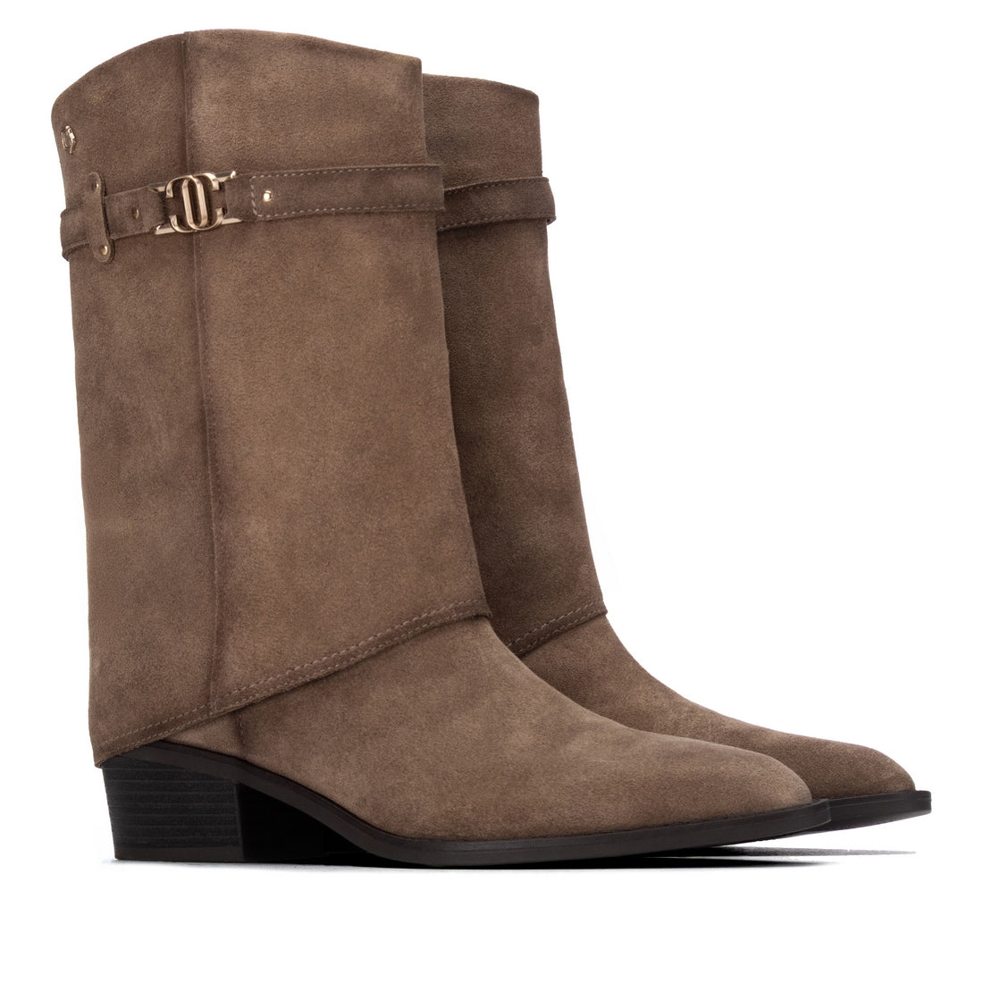 Carmela 164328 16432802 botte cuir taupe