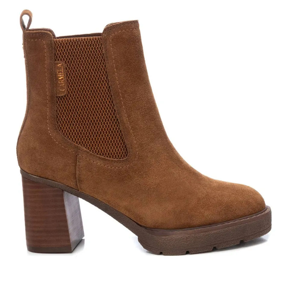 Carmela 16185602 bottine femme marron chelsea serrage