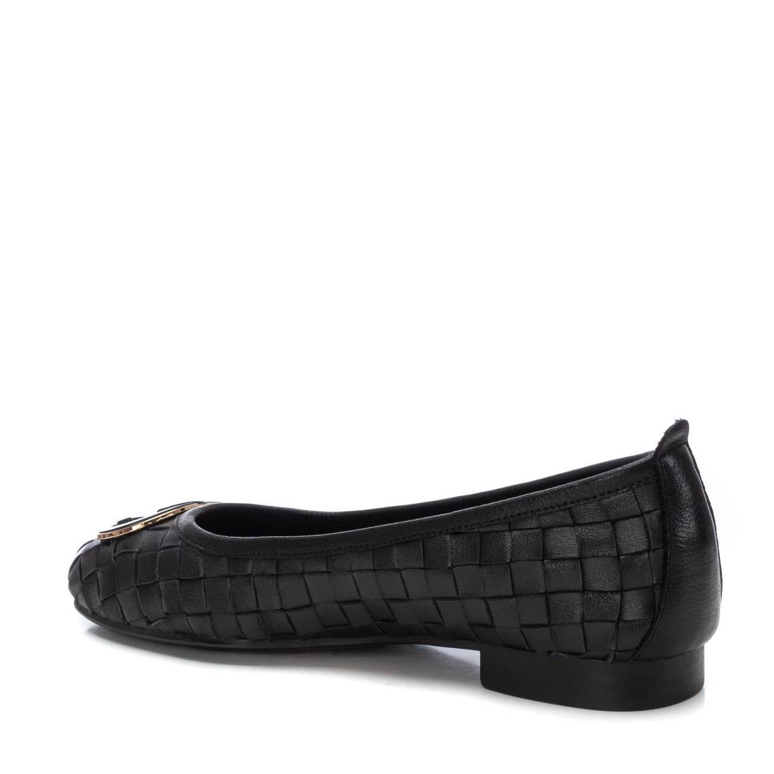 Carmela 16216902 ballerine femme noir cuir plat
