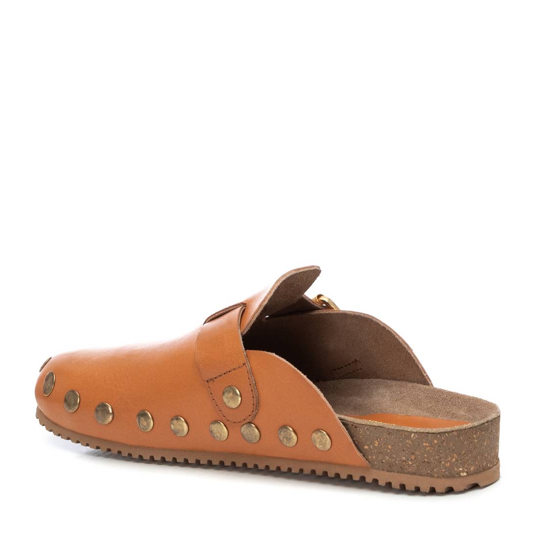 Carmela 16212702 sabot femme camel cuir clouté