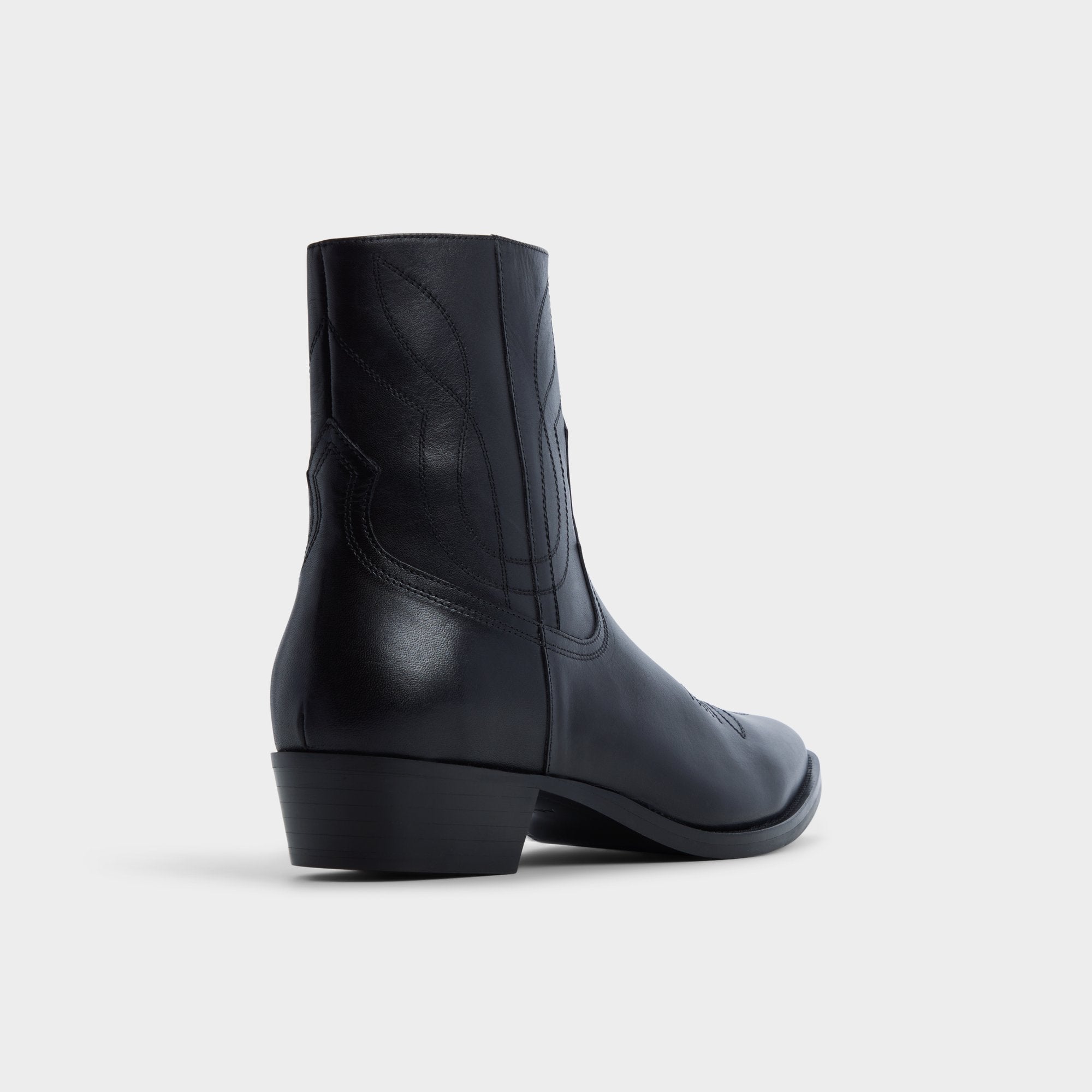 ALDO Arvin bottes mi-mollet cuir noir
