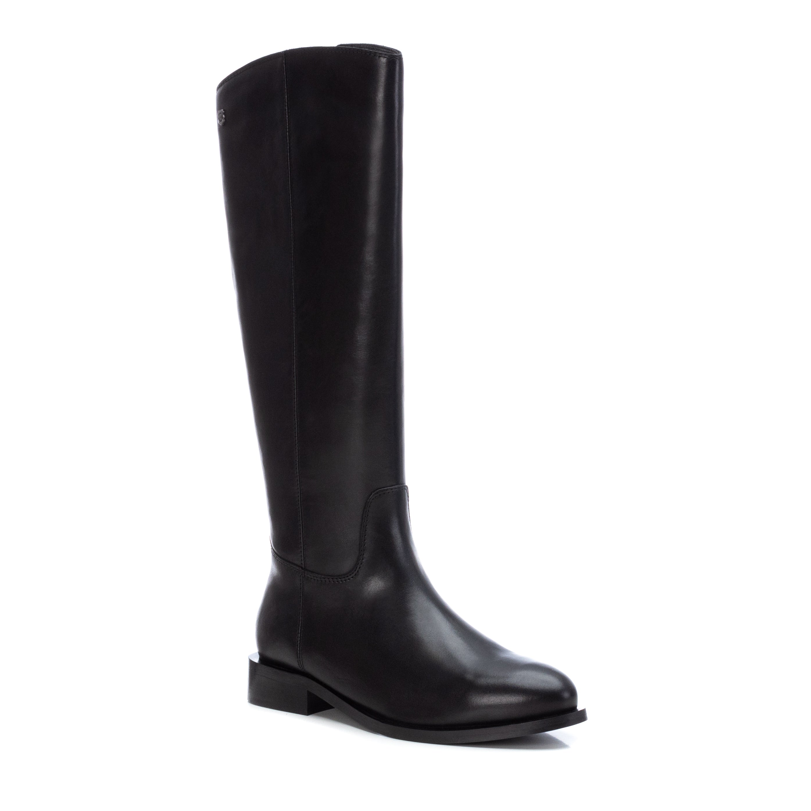 Carmela 16006201 bottes cuir noir zip