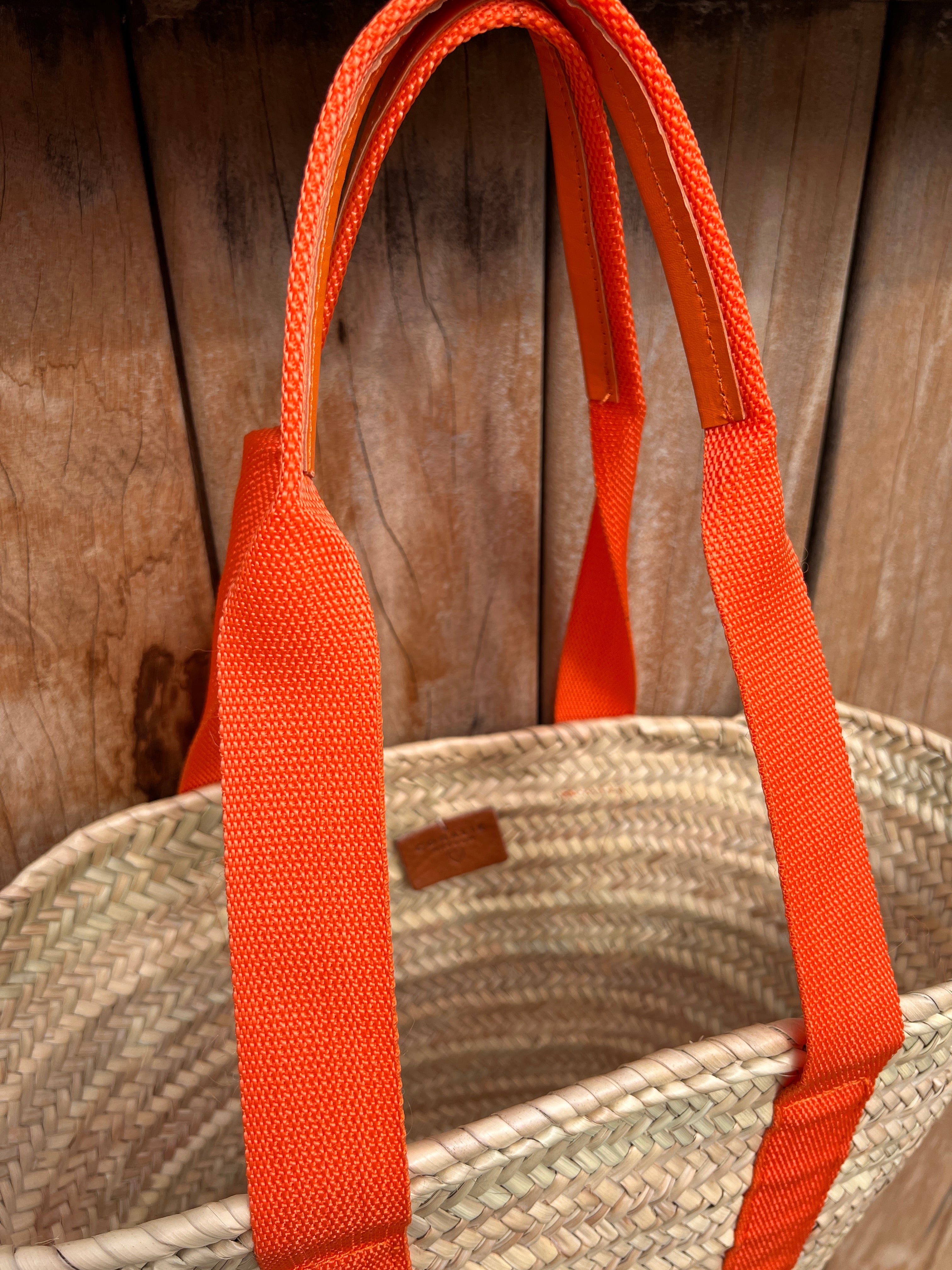 Coralie Masson Chorfa panier tressé orange