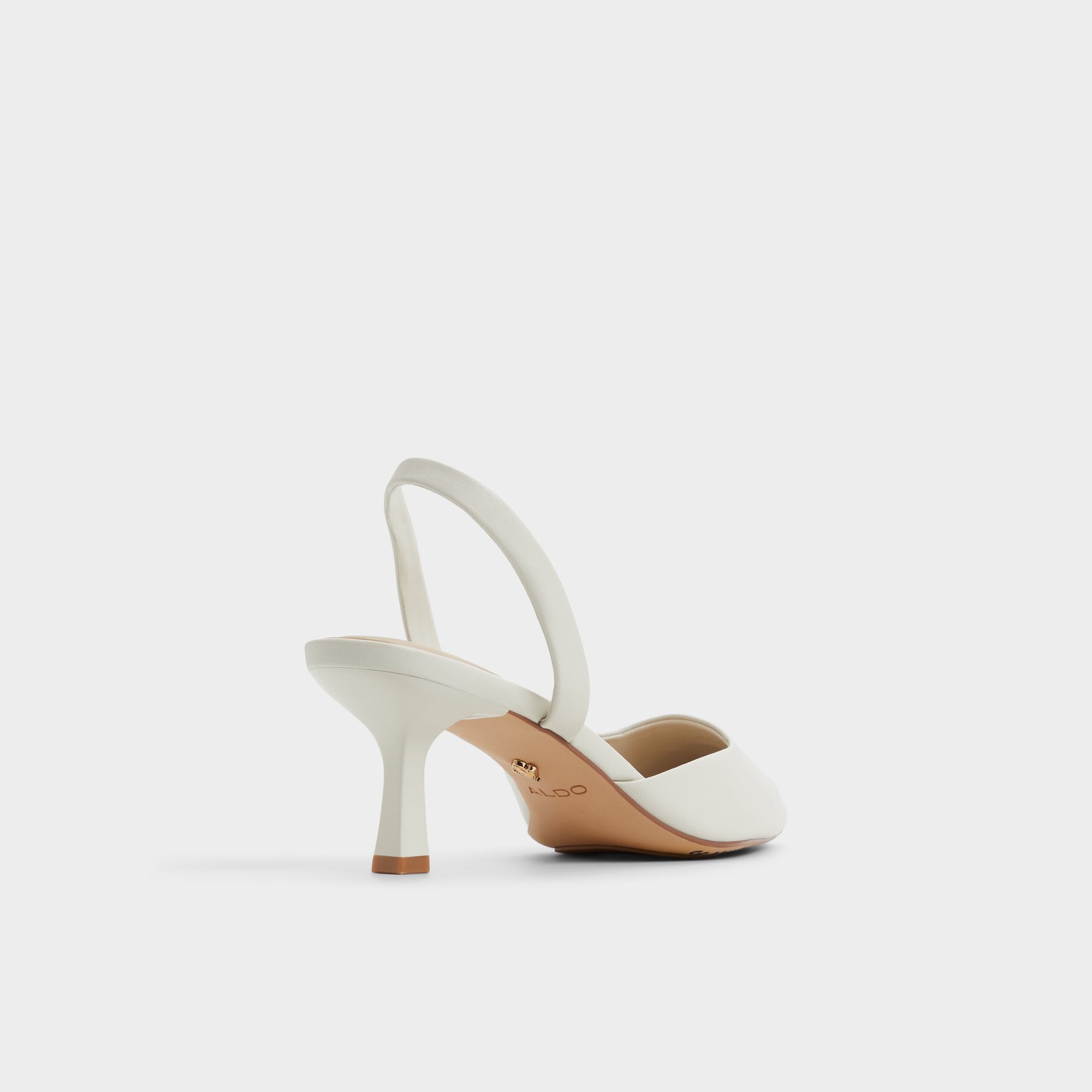 ALDO Gavedessi-xt ballerines blanches petit talon