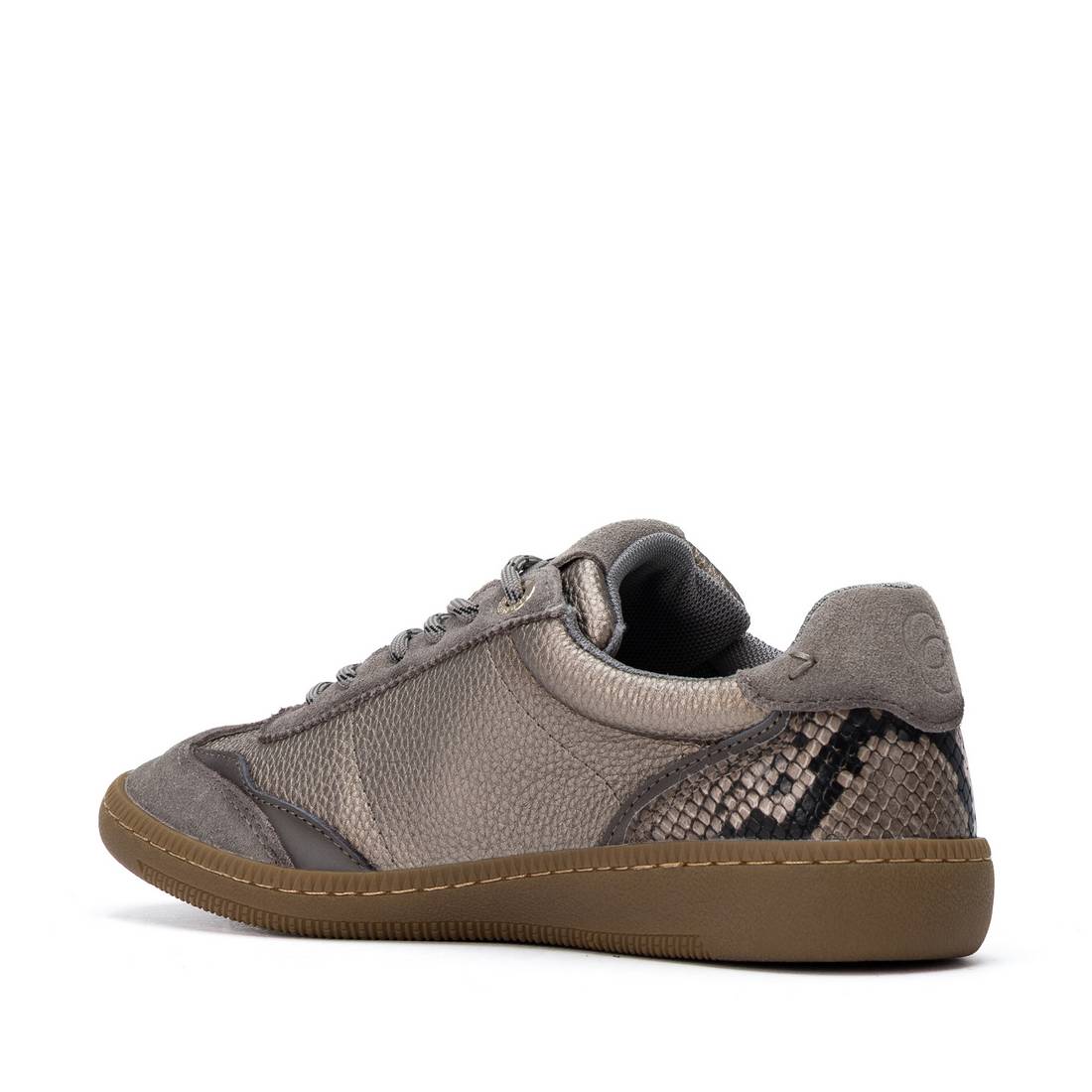Carmela 16424104 basket cuir taupe lacet