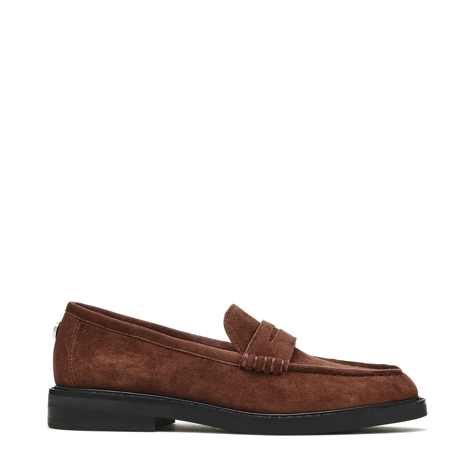 Steve Madden Adison mocassin suède marron