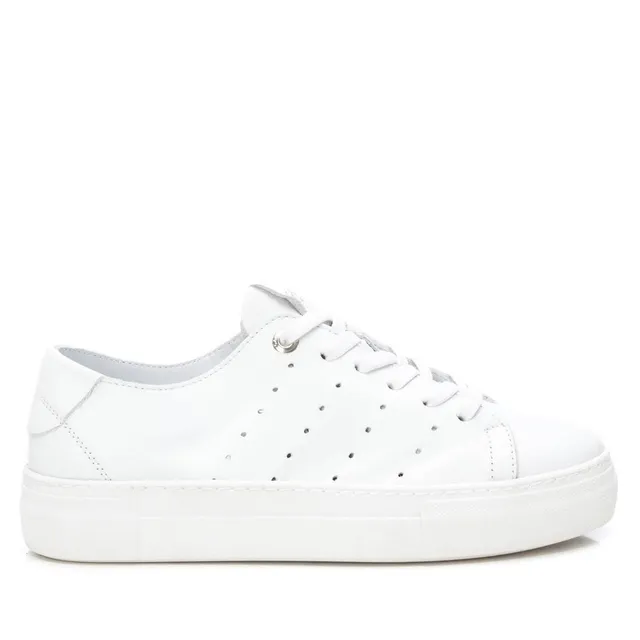 Carmela 16133703 sneaker cuir blanc lacets