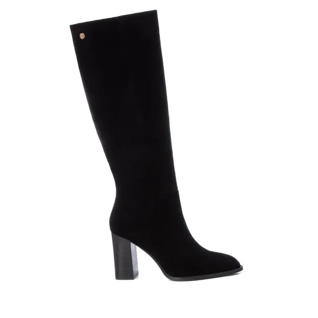 Carmela 16089801 bottes cuir noir talon 9 cm