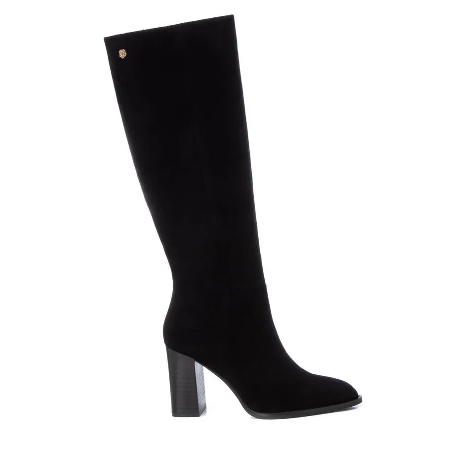 Carmela 16089801 bottes cuir noir talon 9 cm