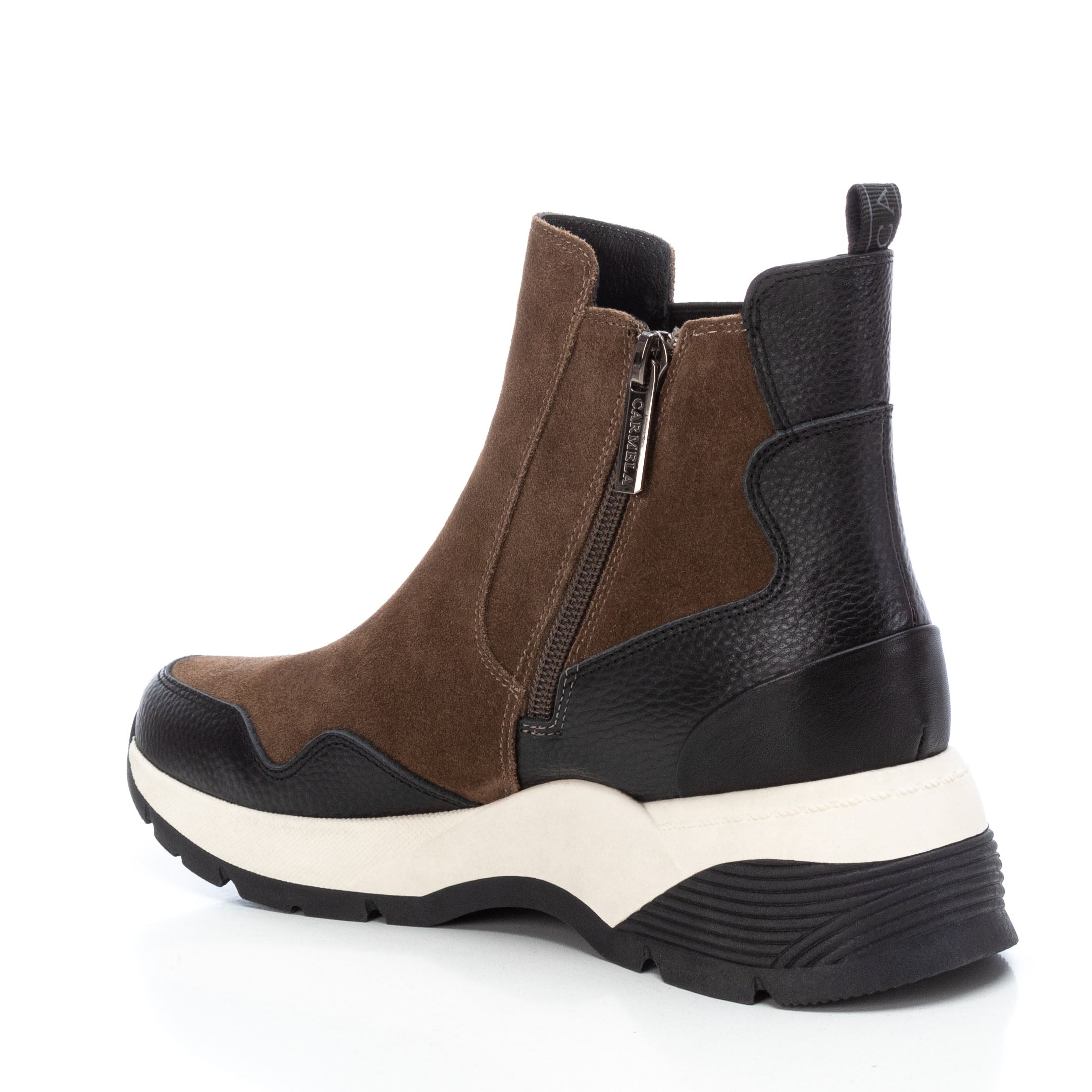 Carmela 16016202 bottines chelsea femme marron cuir