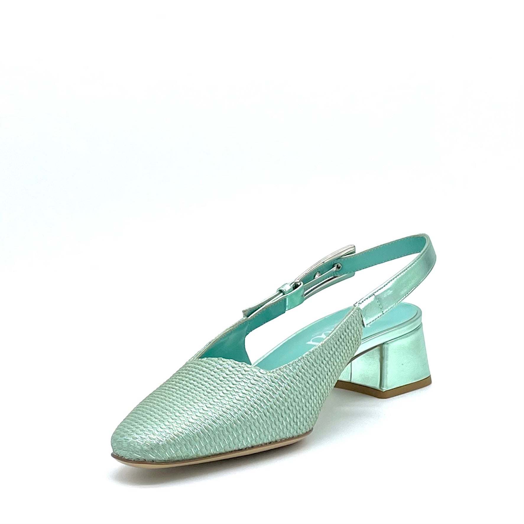 Elata 15122 slingback menthe talon 3,5 cm