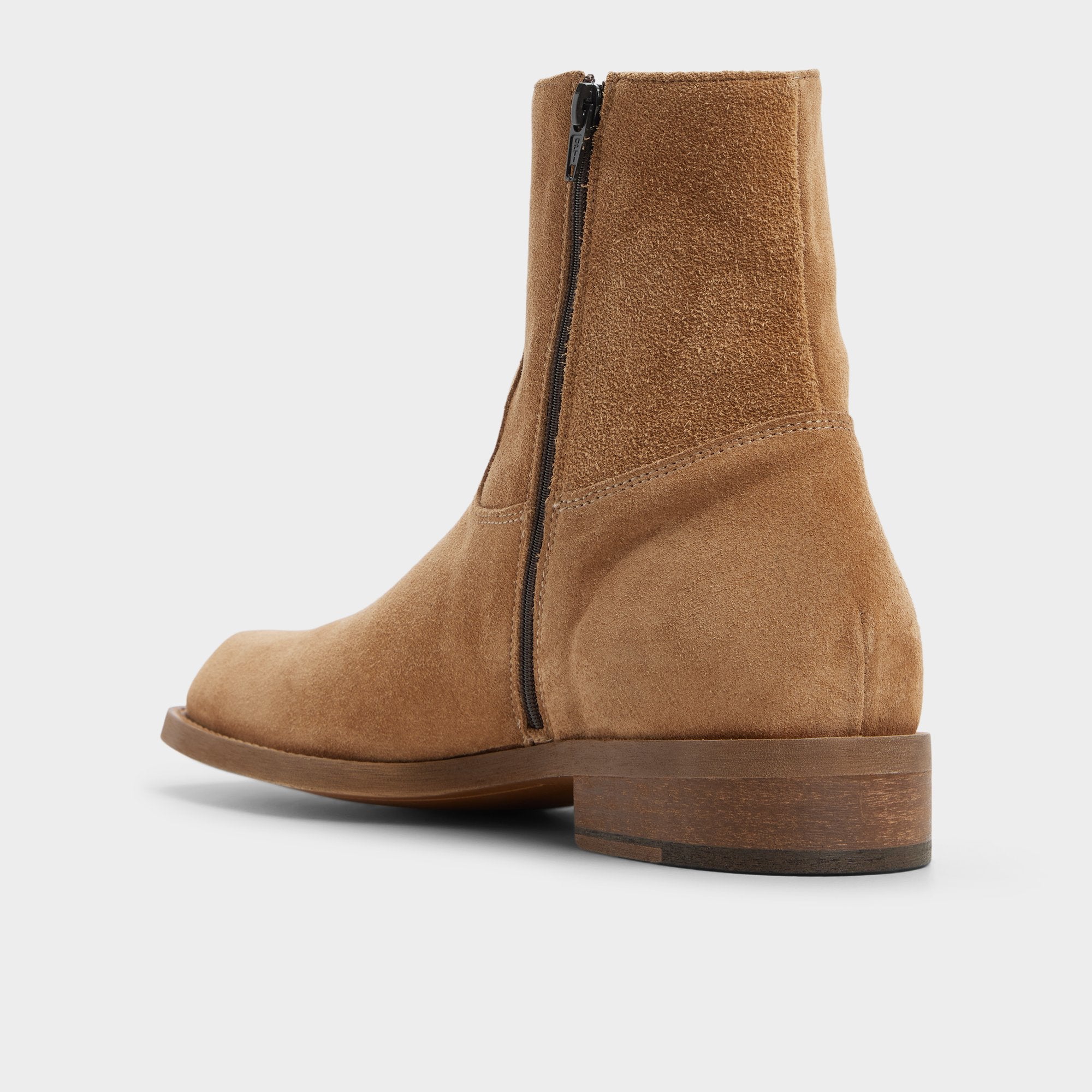 ALDO Todi bottines suède beige zip homme