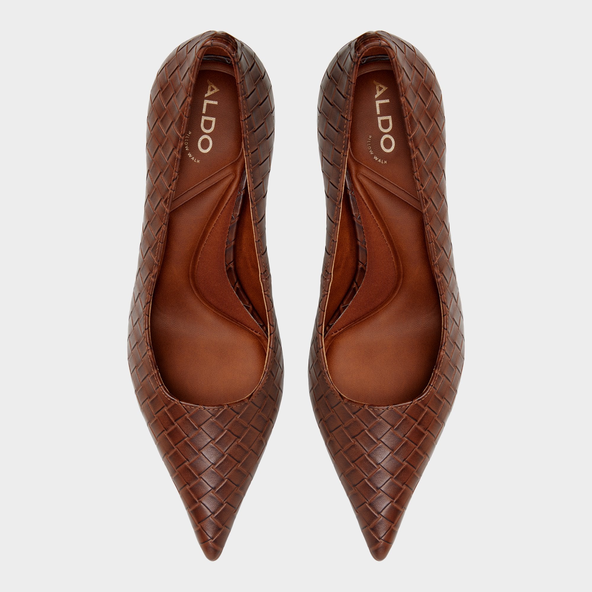 ALDO Somaya escarpins femme marron tissé