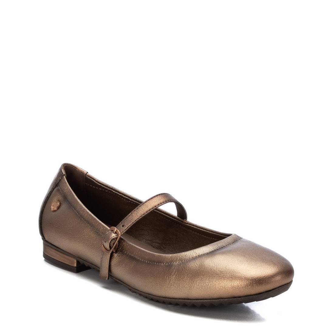 Carmela 16201301 ballerine femme cuir doré boucle