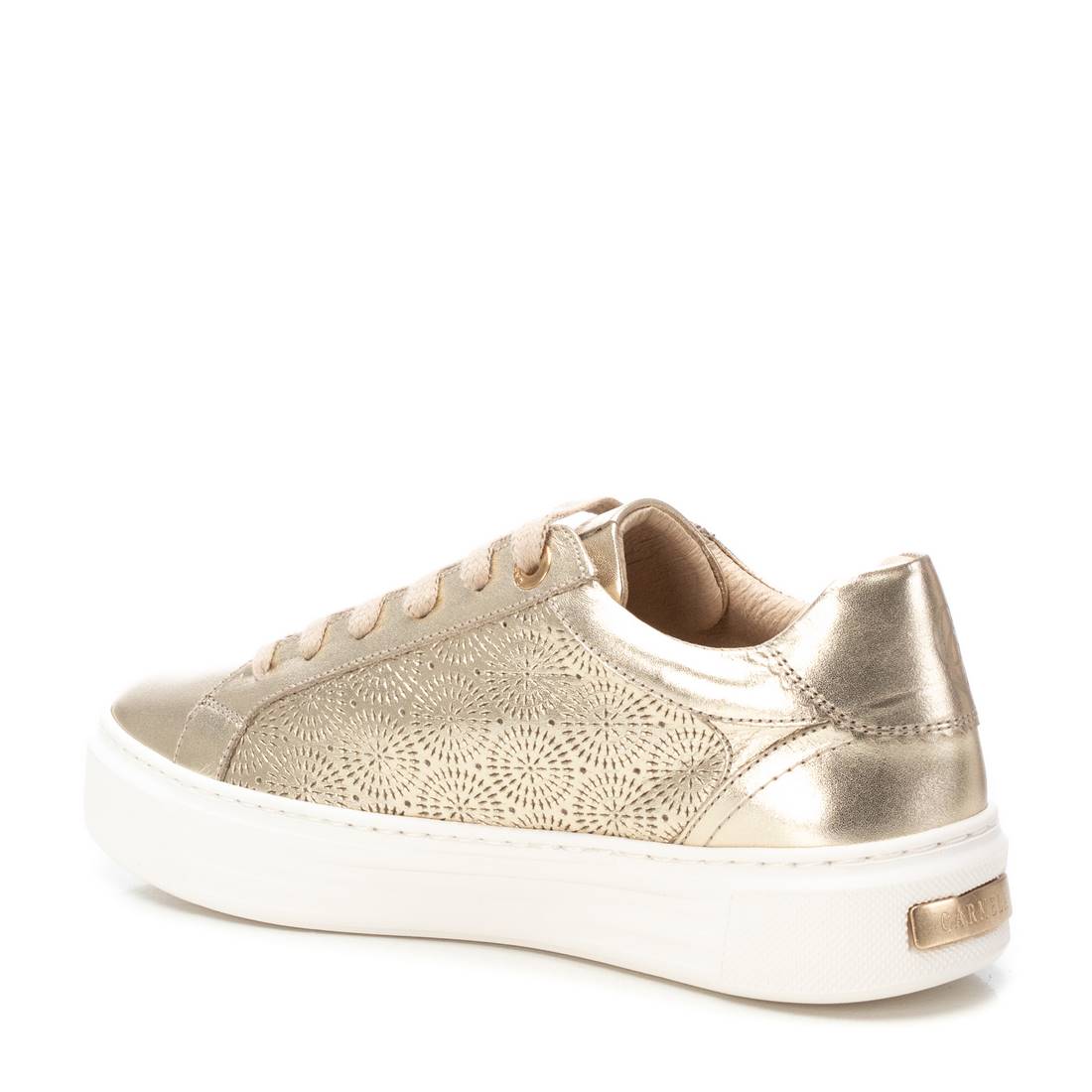 Carmela 16205804 basket cuir doré lacets