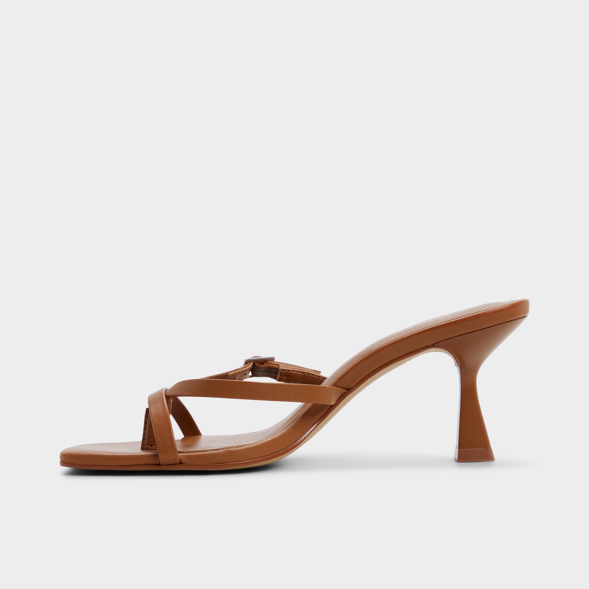 ALDO Gannever sandales à talon cuir caramel