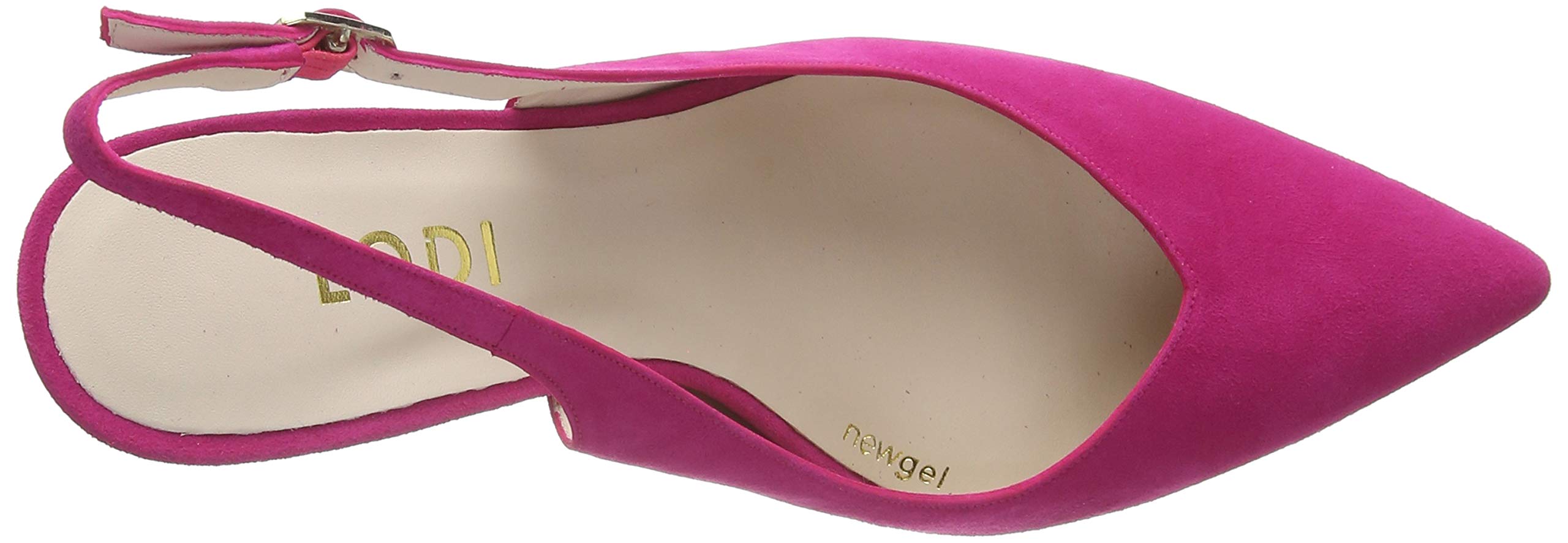 Lodi Raian-TP escarpins noir ouvert talon 9,5 cm