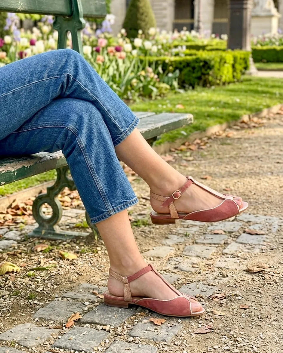 Dessine Moi Un Soulier Charlotte sandale rose thé 42,5