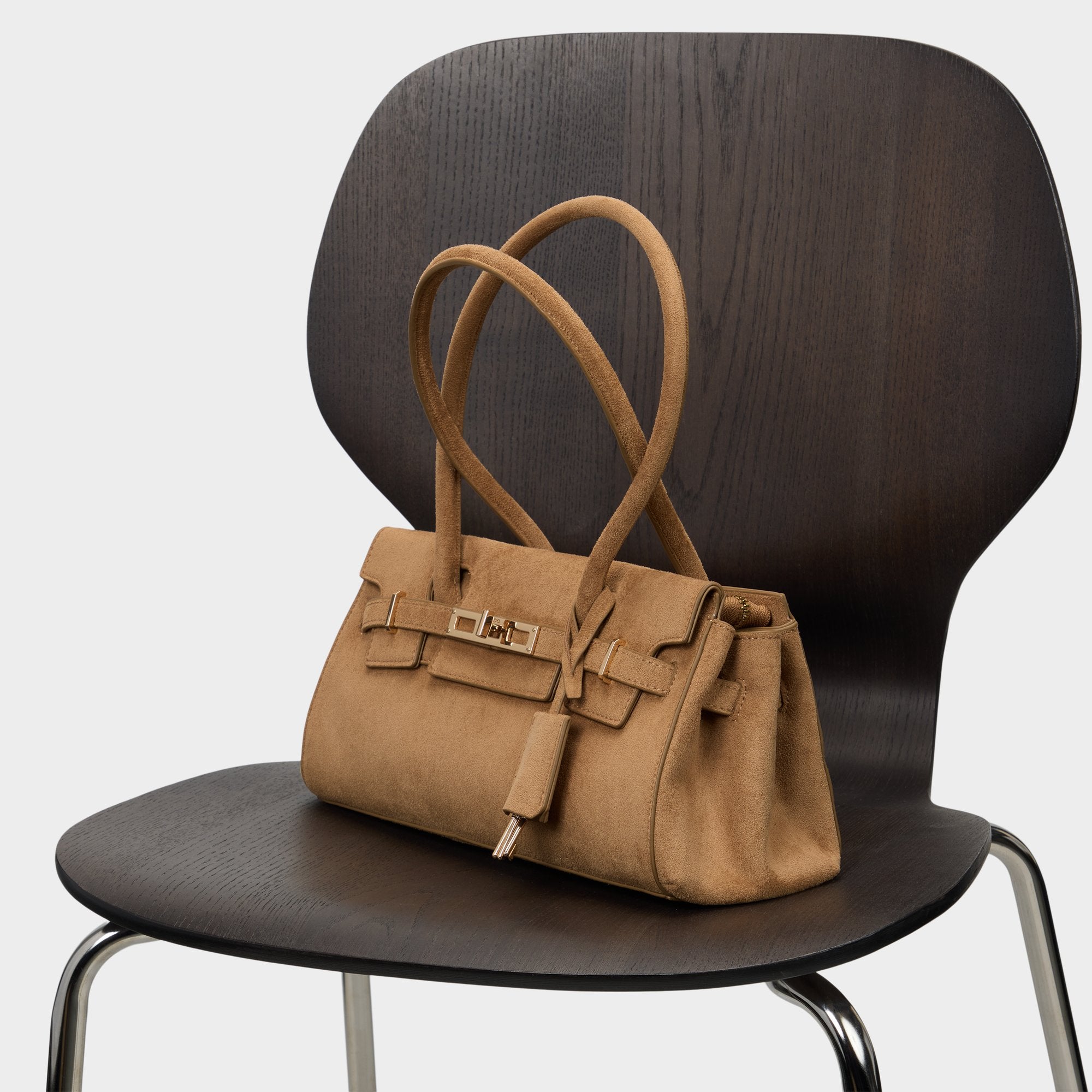 Aldo Katrinaax sac marron matelassé effet daim