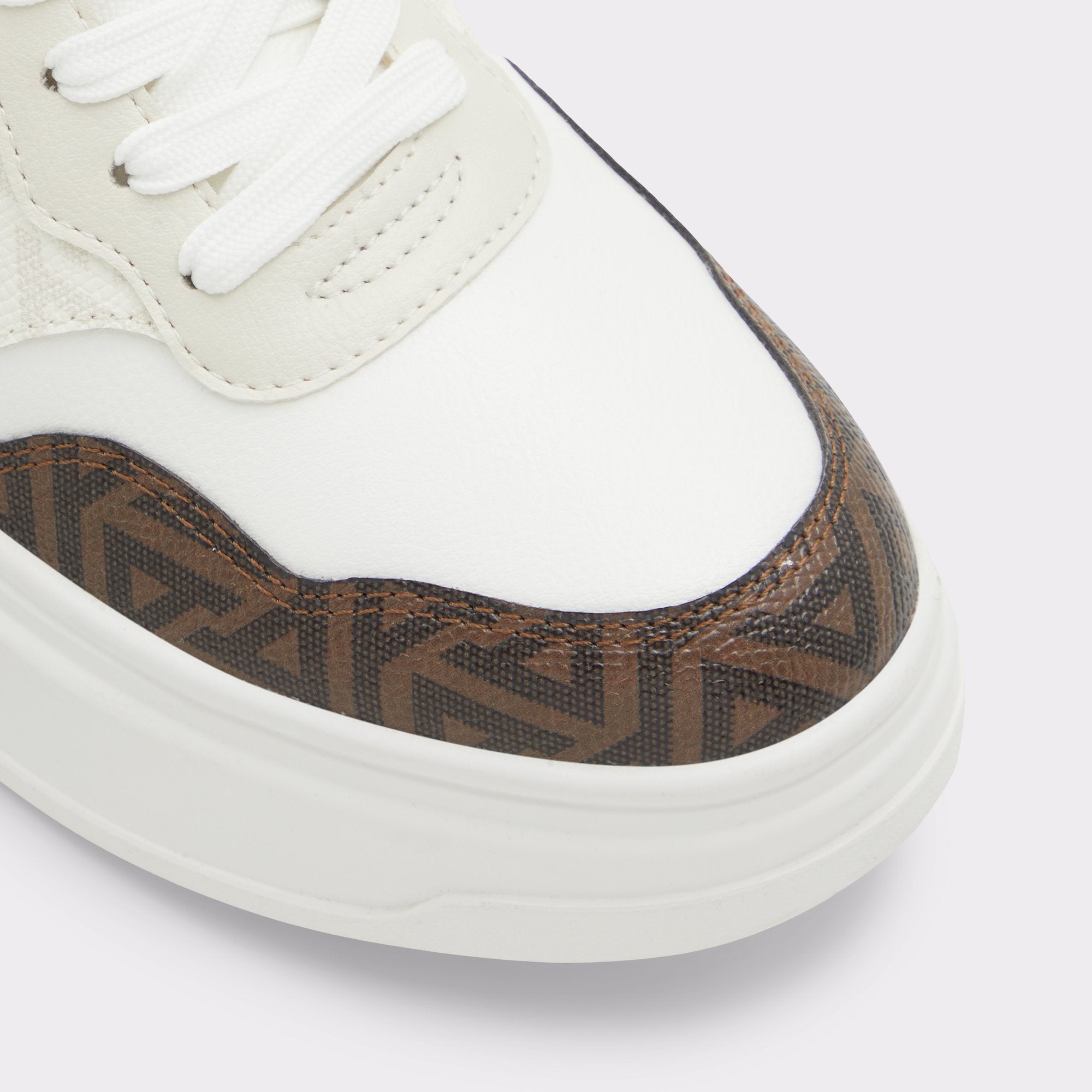 ALDO Sclub baskets plateforme marron rembourrées