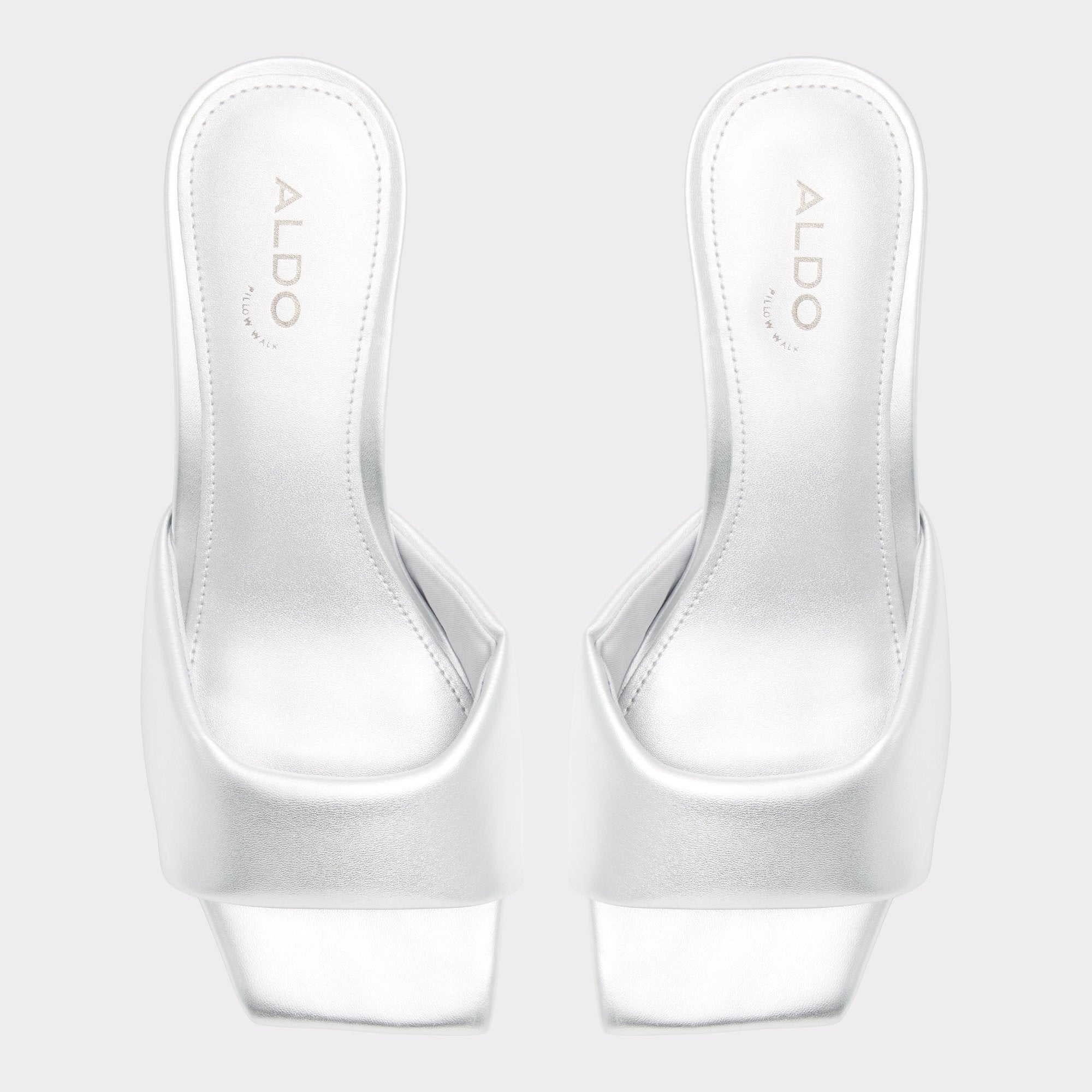 ALDO Aneka mules confortables coussinées doré