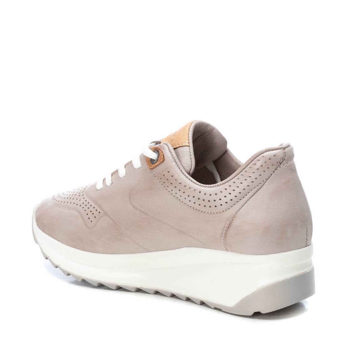 Carmela 16079805 basket blanche cuir plate lacets
