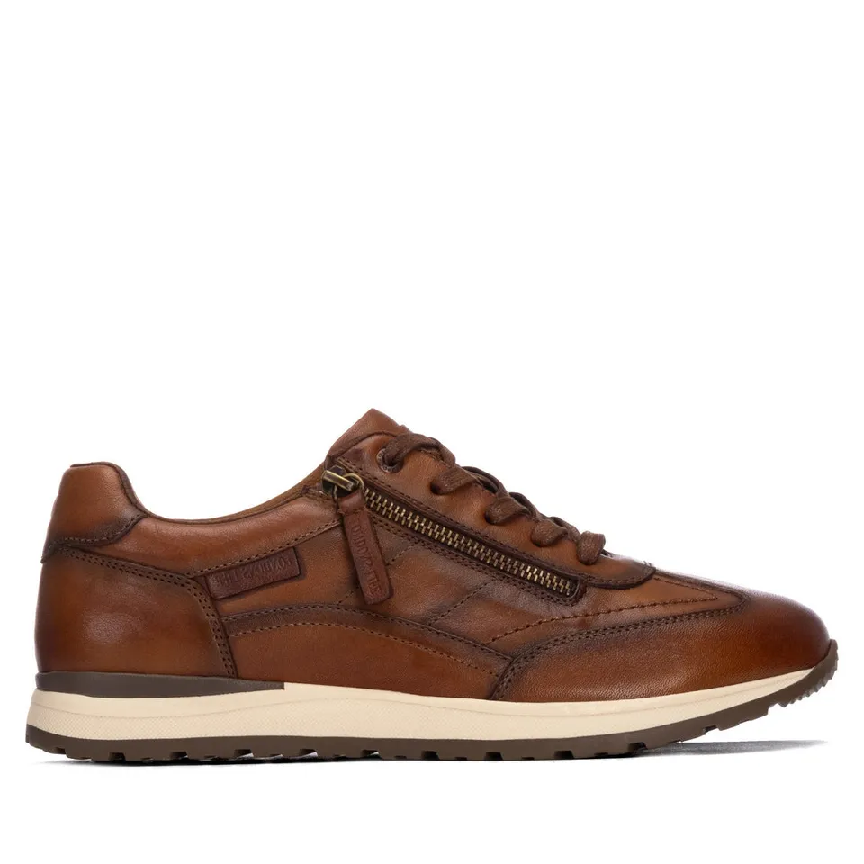 Carmela 16420801 baskets cuir camel homme