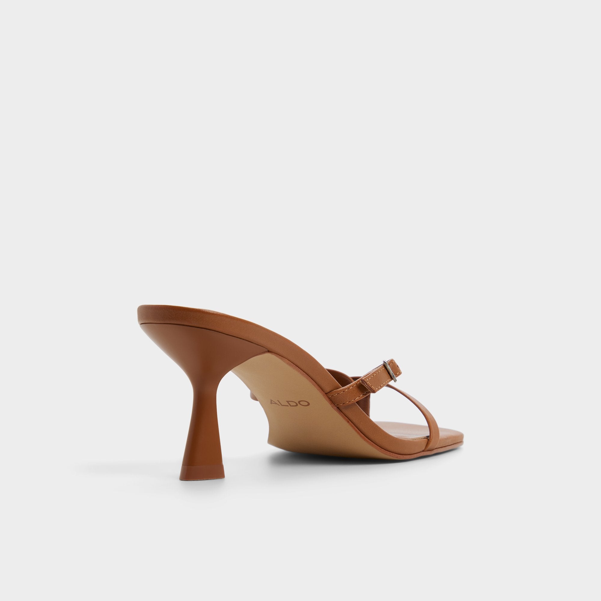 ALDO Gannever sandales à talon cuir caramel