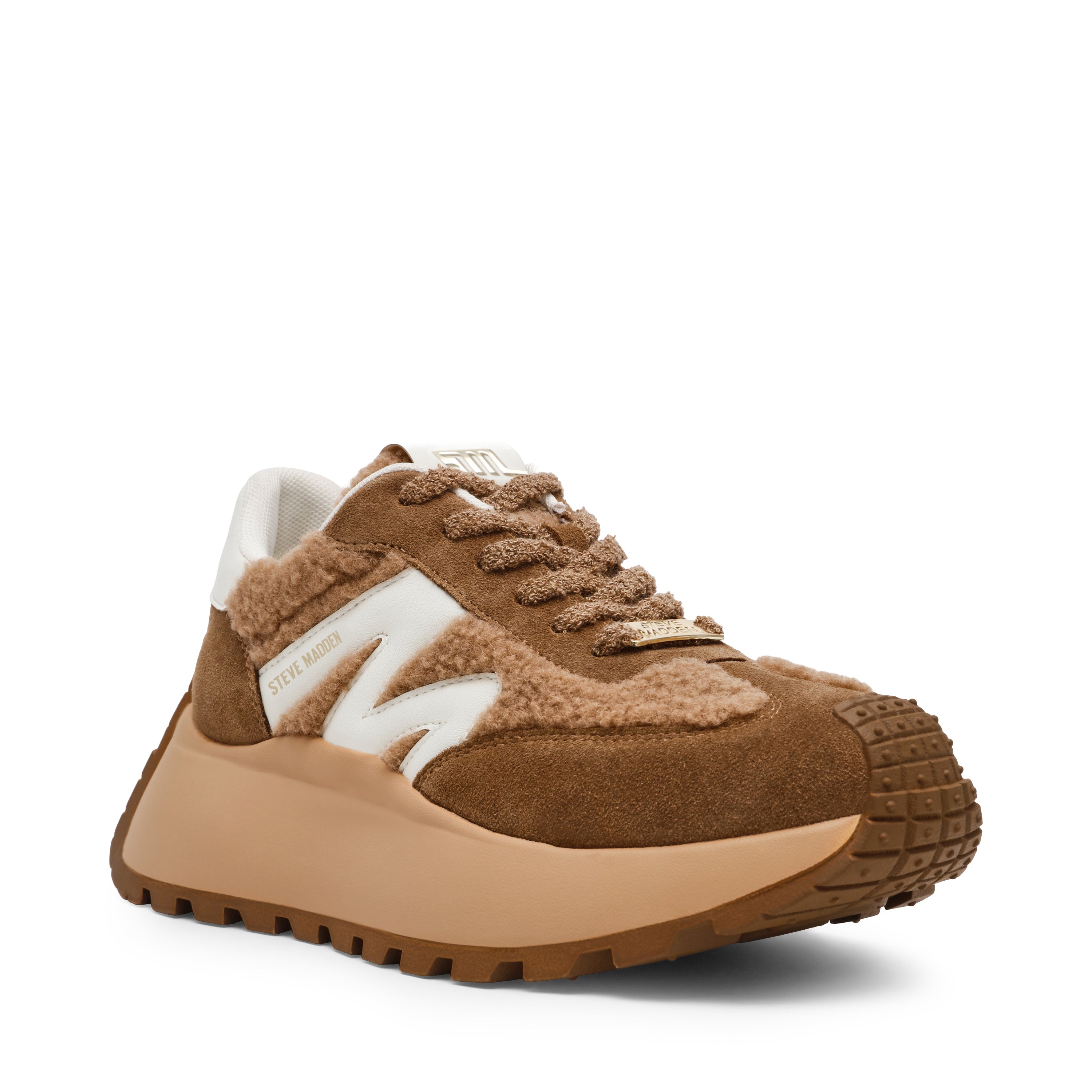 Steve Madden Supercampo-F baskets chestnut basses