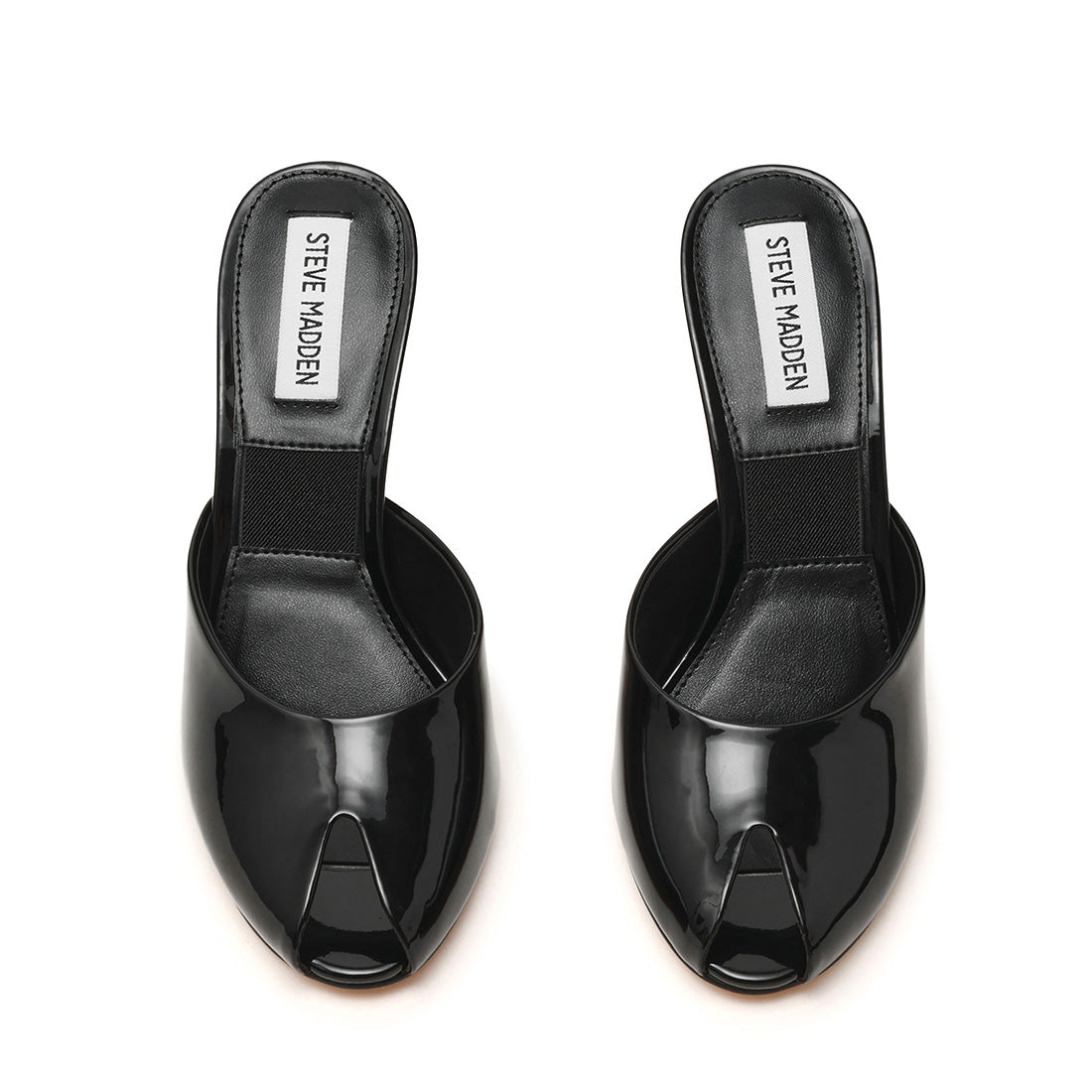 Steve Madden Solera escarpins vernis noir talon 6 cm