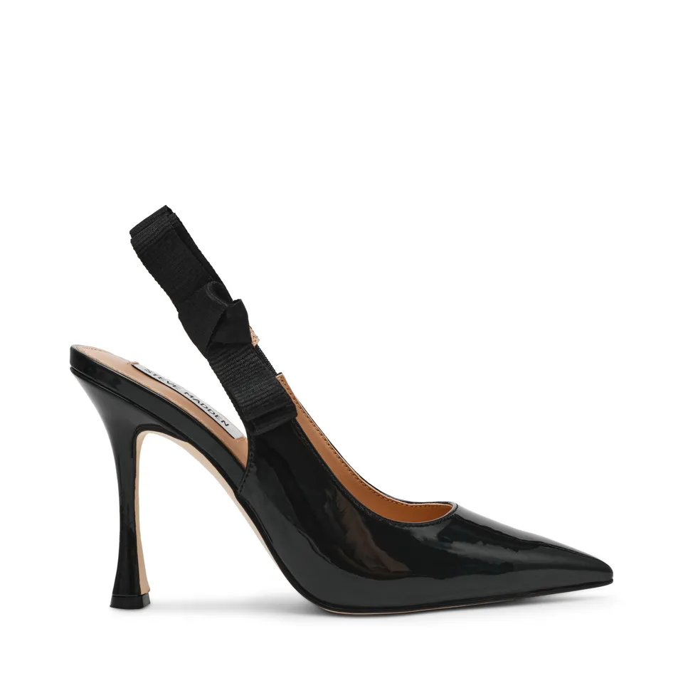Steve Madden Brylie escarpins vernis noir talon 10 cm