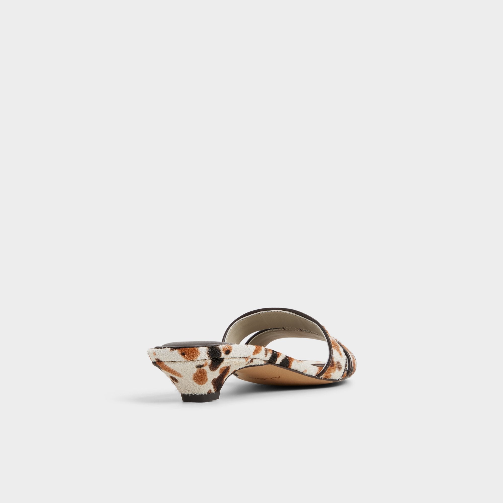 ALDO Scarletta mules talon compensé motif léopard