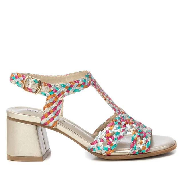 Carmela 16219005 sandales cuir multicolore talon 6 cm