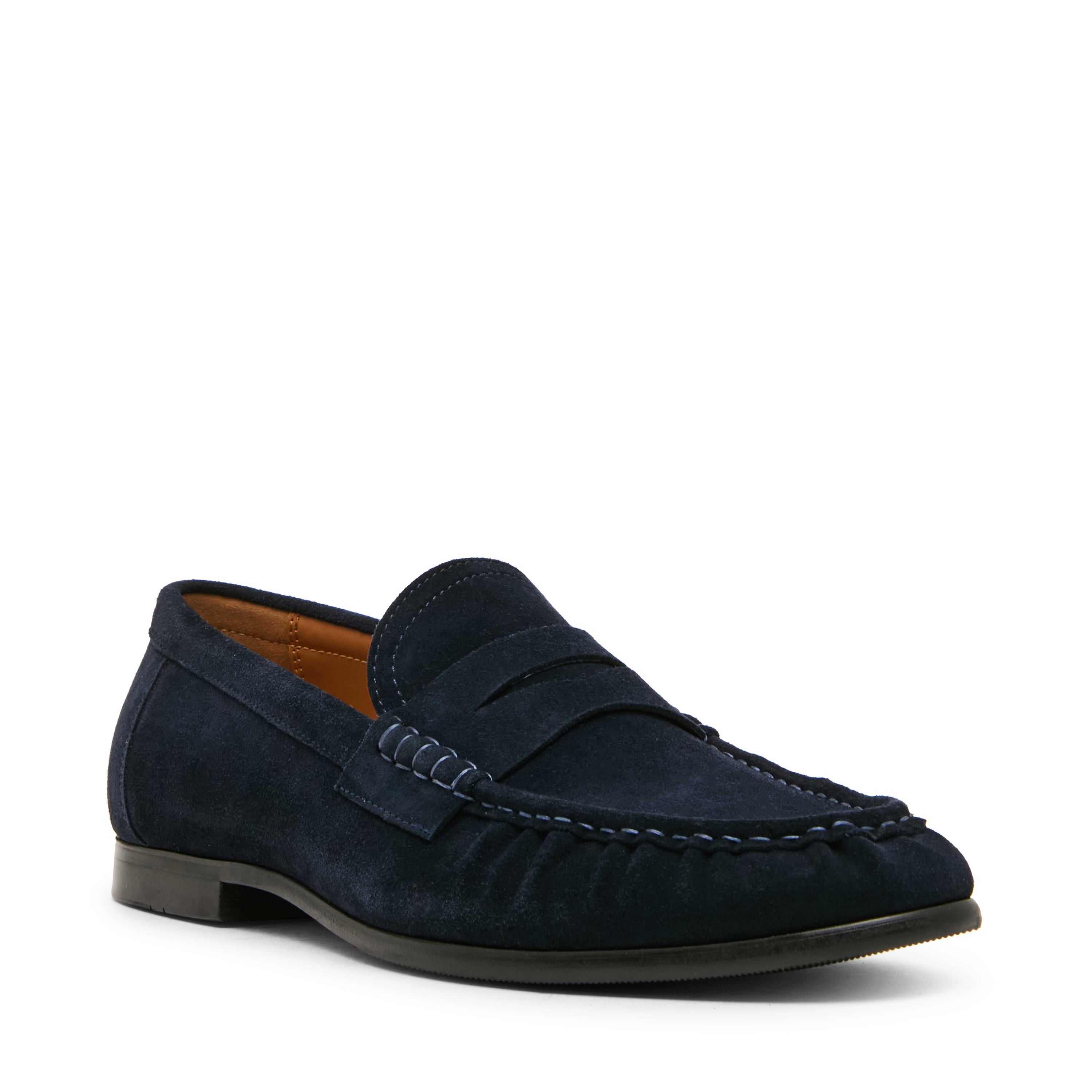 Steve Madden Passage mocassin homme bleu marine suède