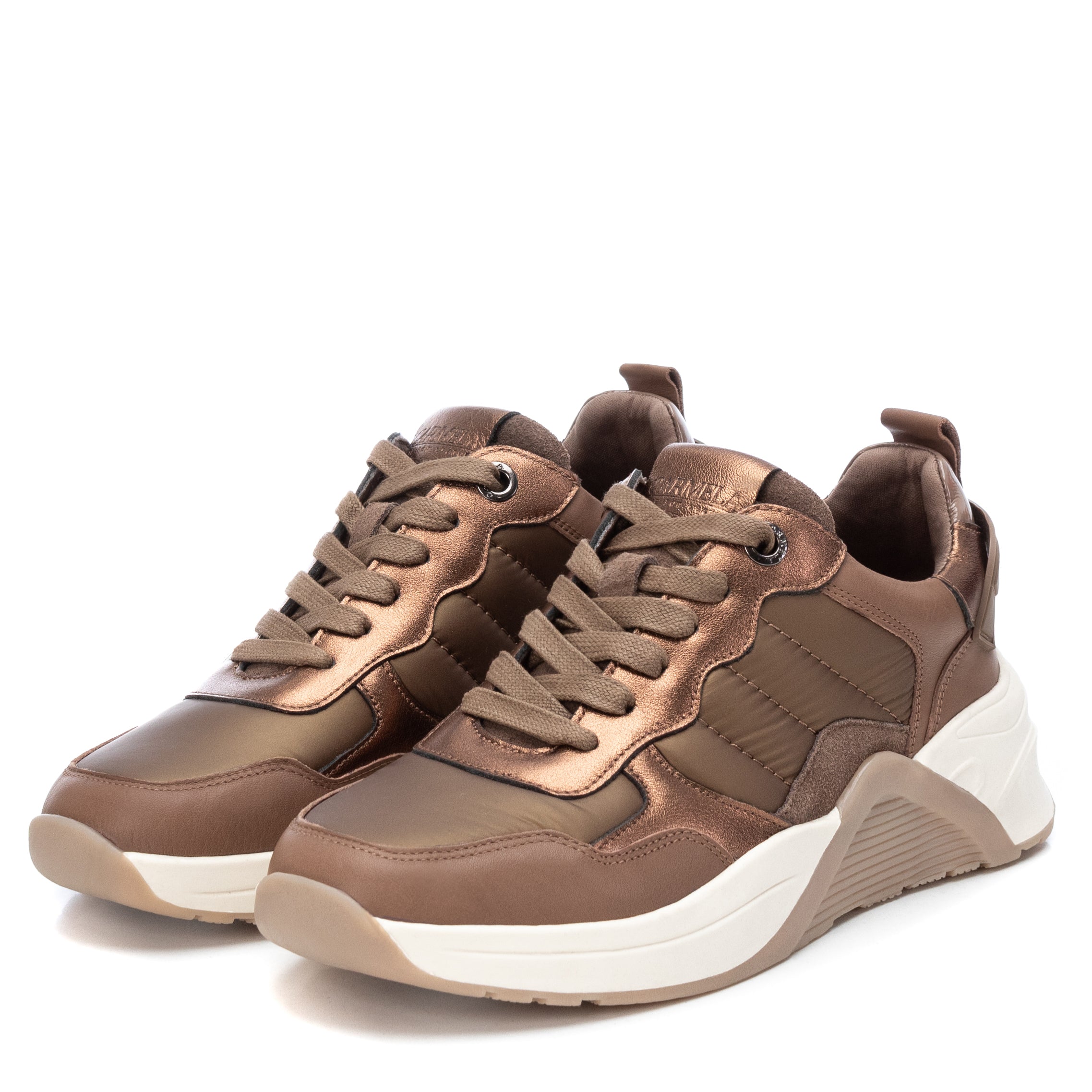 Carmela 16015403 baskets femme marron cuir