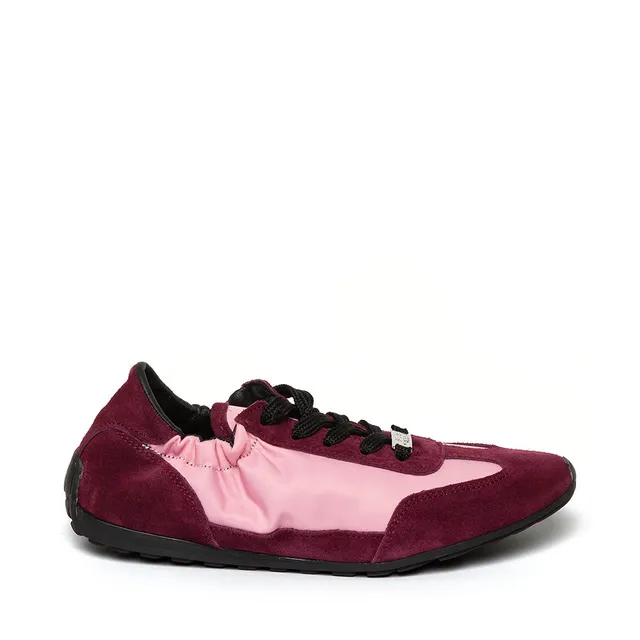 Steve Madden Bobby baskets femme rose rouge suède