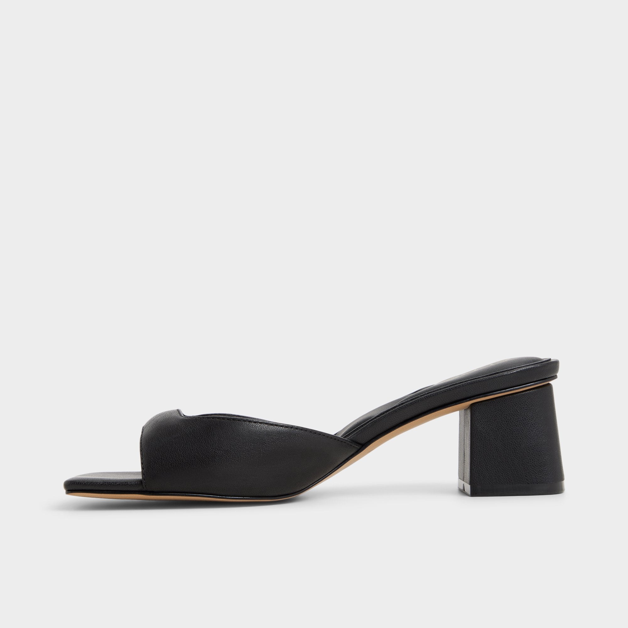 ALDO Aneky sandales cuir noir talon bloc