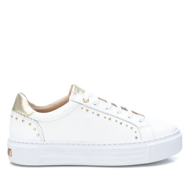 Carmela 16176202 basket femme cuir blanc lacets