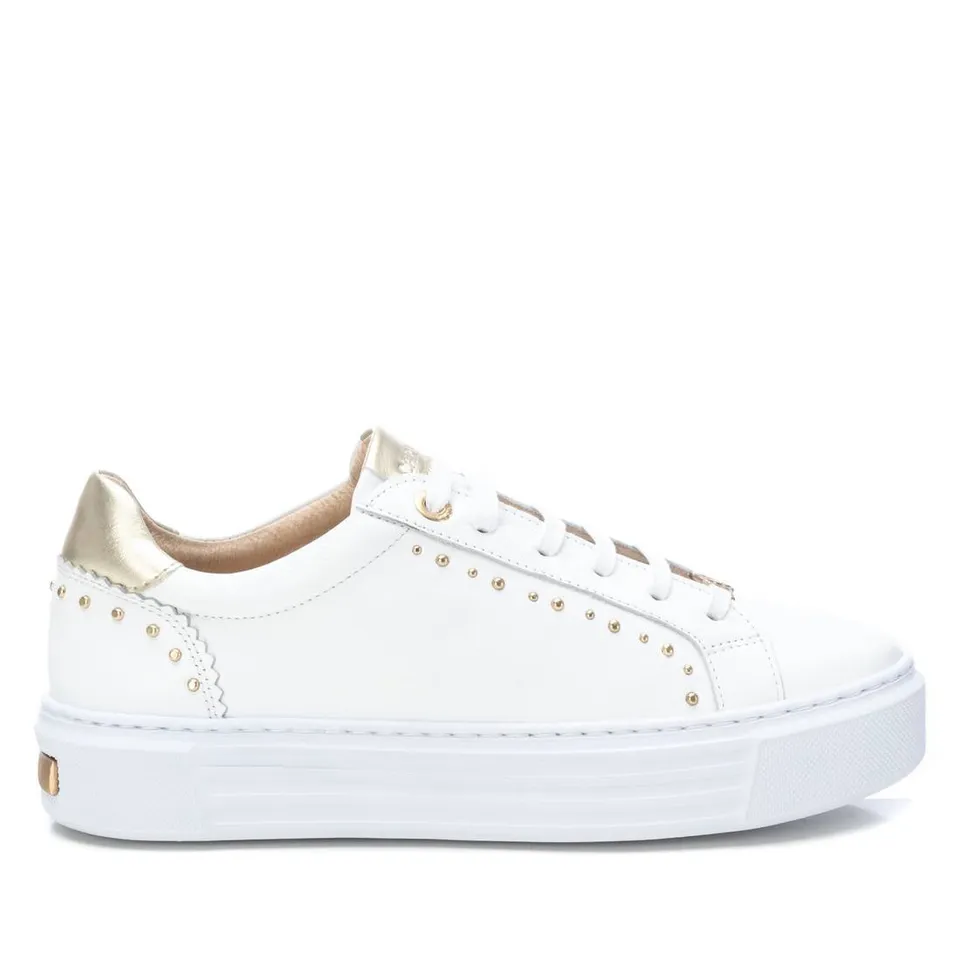 Carmela 16176202 basket femme cuir blanc lacets