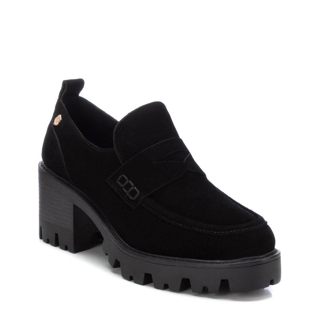 Carmela 16110903 mocassins cuir noir talon 7 cm