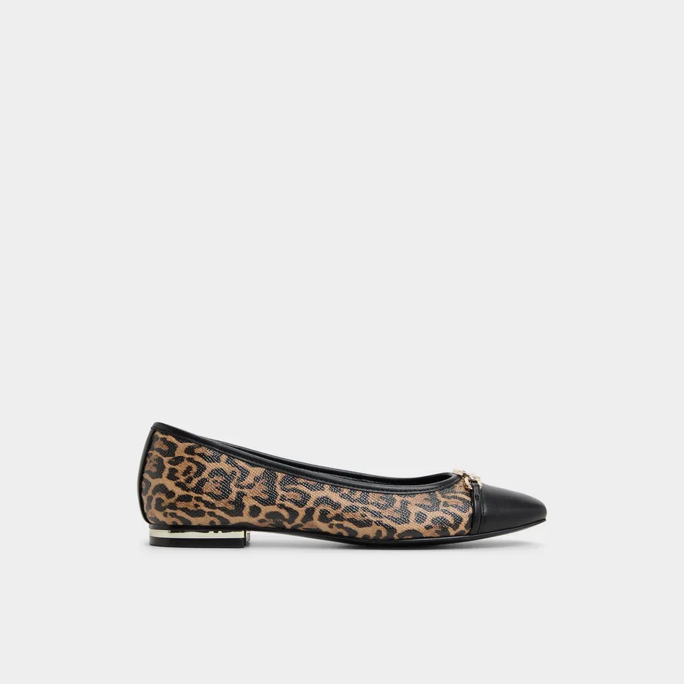ALDO Krishelle ballerines léopard bout doré