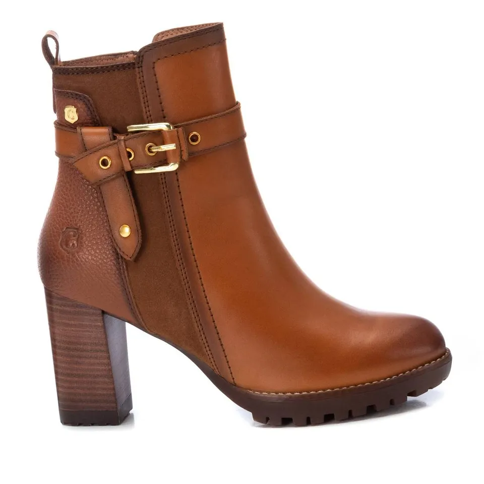Carmela 16104502 bottines cuir marron talon 8 cm