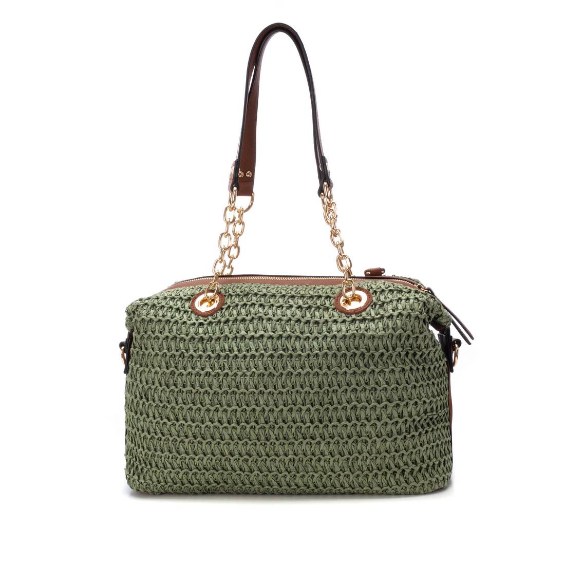 Carmela 18608703 sac épaule raphia vert 36 cm