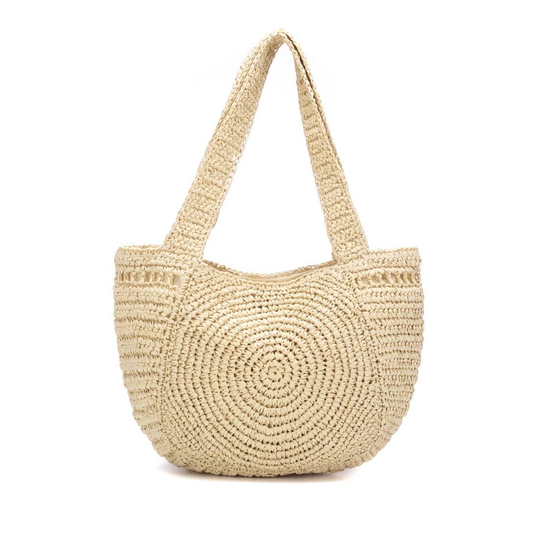 Carmela 186225 18622504 sac épaule blanc rafia