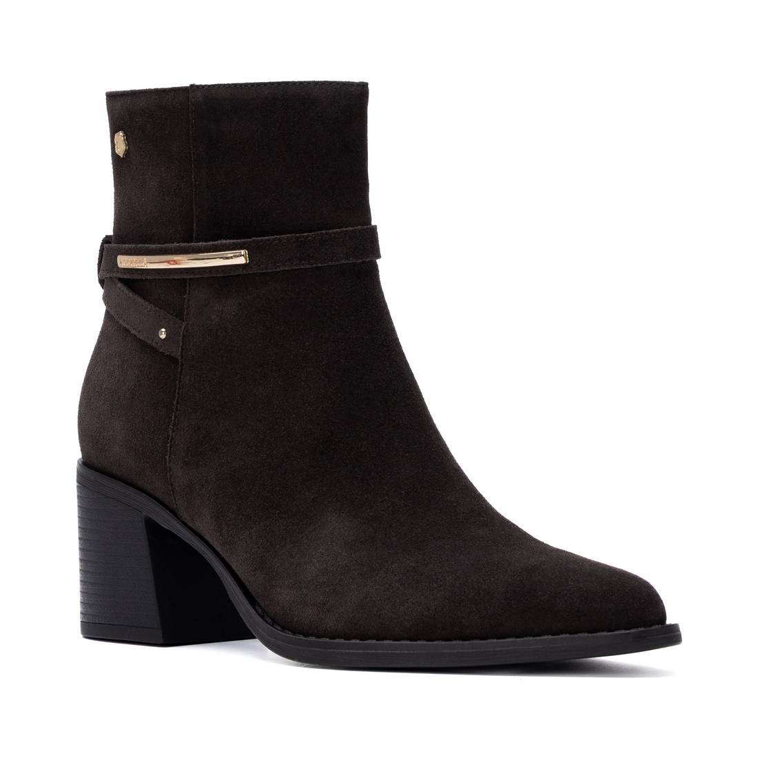 Carmela 16439801 bottine serrage marron talon 35-41