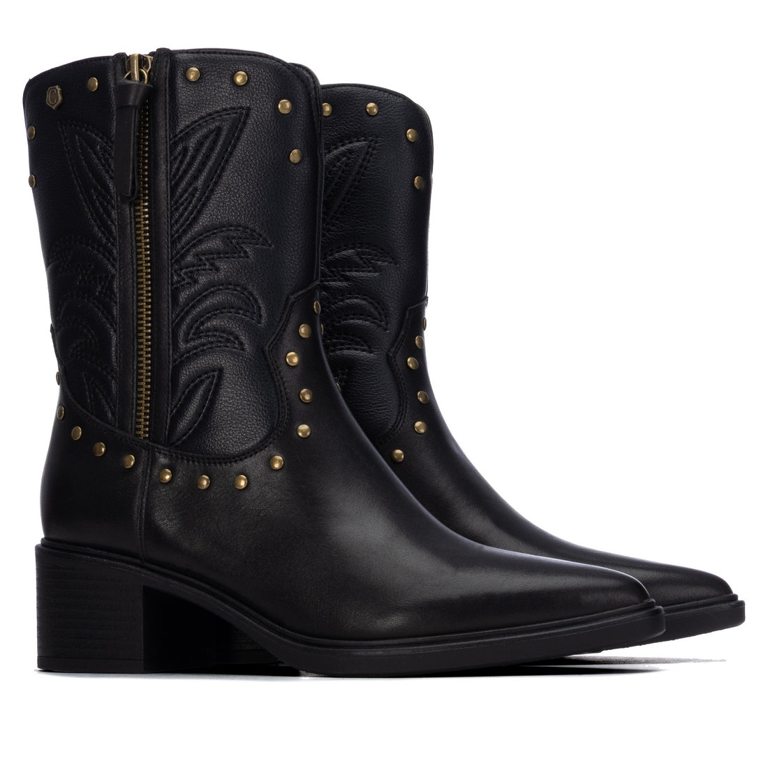 Carmela 164251 16425101 bottine talon noir cuir