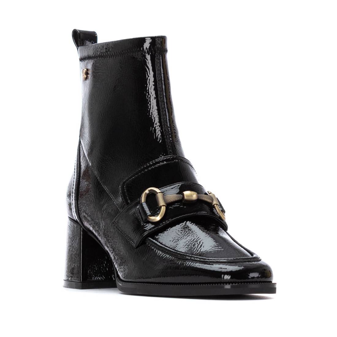 Carmela 16253802 bottine femme noire vernie à talon